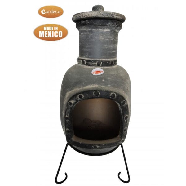 Gardeco Ropa Medium Mexican Chimenea In Tone Grey | SKU: C5ROP.72 | Barcode: 5031599051130