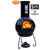 Gardeco Sempra Large Black Chimalin AFC Chiminea With Burning Logs | SKU: AFC-C21.75 | Barcode: 5031599044613