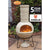 Gardeco Sempra Large Cappuccino Chimalin AFC Chiminea With Burning Logs Inside In A Garden Setting | SKU: AFC-C21.73 | Barcode: 5031599044606