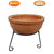 Gardeco Naranja Large Mexican Clay Firepit | SKU: C5N.37 | Barcode: 5031599051505