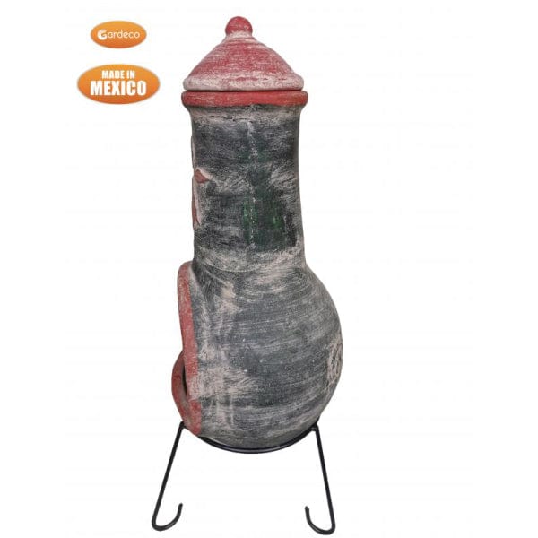 Gardeco Cometa Extra Large Mexican Chiminea In Green | SKU: C5COM.03 | Barcode: 5031599050737