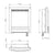 Dimensions / Drawings Of FLARE Ember 16” Inset Electric Fire