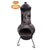 Gardeco XL Dark Grey Iguana Mexican Chiminea, Iguana On Funnel | SKU: C5IGUA.55-2 | Barcode: 5031599050669