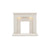 FLARE Isabelle 45" Manila Micro Marble Fireplace Surround With Undermantel Lighting