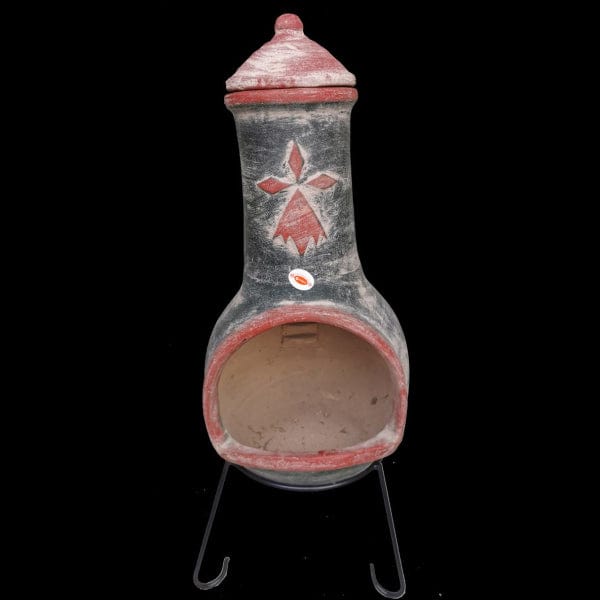 Gardeco Cometa Extra Large Mexican Chiminea In Green | SKU: C5COM.03 | Barcode: 5031599050737