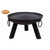 Gardeco Medium Dakota Black Steel Firepit | SKU: DAKOTA-50 | Barcode: 5031599046686