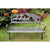 Gardeco Country Cast Iron Bench With Horses And Tree In A Garden Setting | SKU: BENCH-COUNTRY | Barcode: 5031599039442