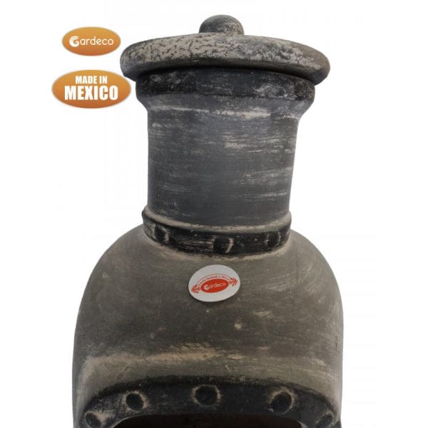 Gardeco Ropa Medium Mexican Chimenea In Tone Grey | SKU: C5ROP.72 | Barcode: 5031599051130