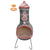 Gardeco Cometa Extra Large Mexican Chiminea In Green | SKU: C5COM.03 | Barcode: 5031599050737