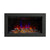 FLARE Avella 34" Inset Wall Mounted Electric Fire In Matt Black Finish