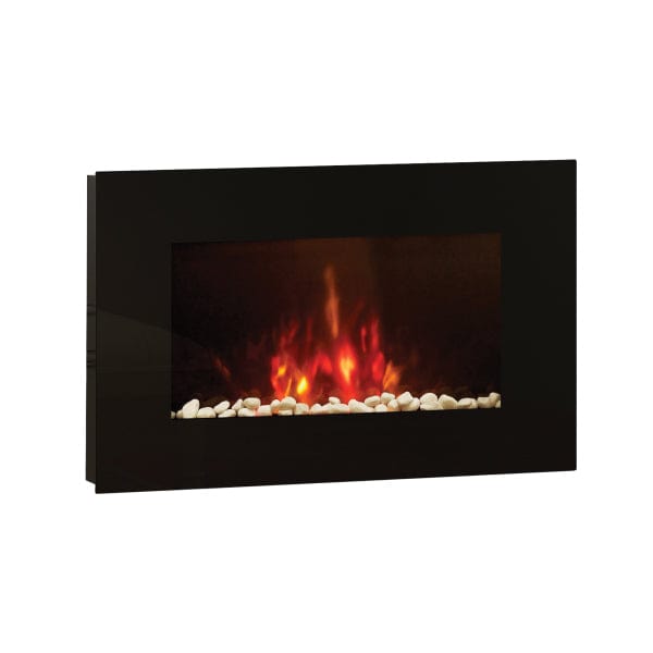 FLARE Azonto 35" Wall Mounted Electric Fire With Pebble Bed