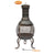 Gardeco Medium Cordoba Steel Chiminea In Bronze | SKU: CORDOBA89-BR | Barcode: 5031599045207 