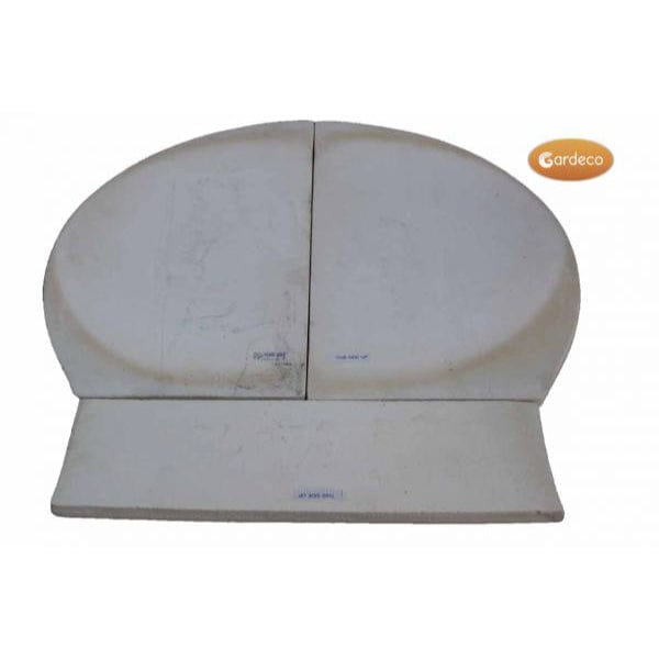 Back View On Gardeco Pizzaro Chimalin AFC Pizza Oven | SKU: AFC-PO1.00 | Barcode: 5031599044668