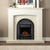 FLARE Abbey 16" Inset Electric Fire Demonstrated With A White Fireplace Surround