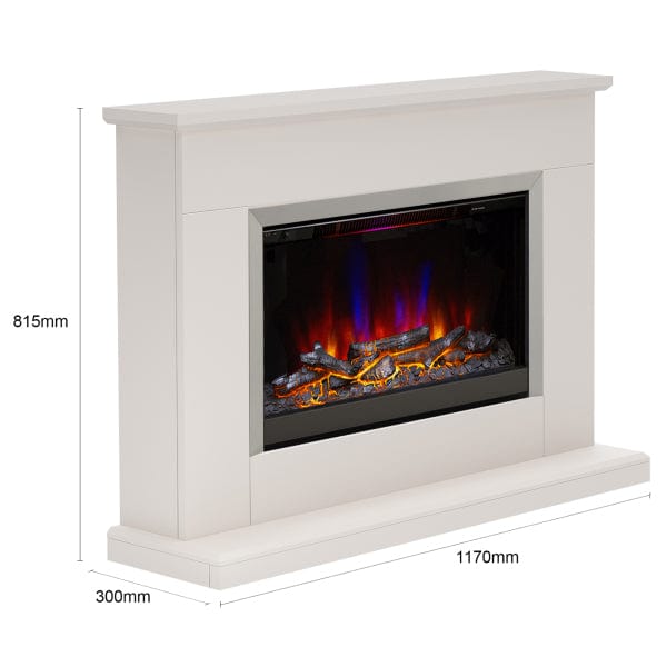 FLARE Hansford 46” Electric Fireplace Dimensions