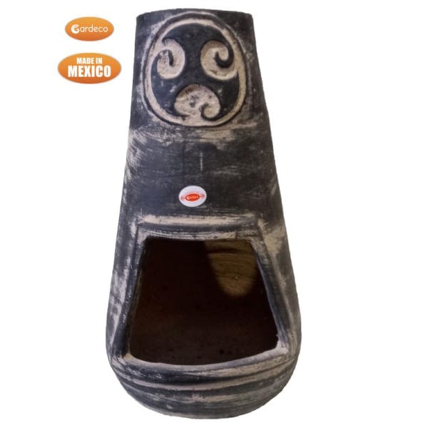 Gardeco Extra Large Pelo Mexican Chiminea In Dark Grey | SKU: C5PEL.55 | Barcode: 5031599050898