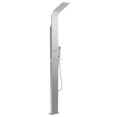 vidaXL Outdoor Shower Stainless Steel Curved | SKU: 48199 | Barcode: 8719883783345