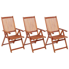 vidaXL Folding Garden Chairs 3 pcs Solid Acacia Wood | SKU: 310293 | Barcode: 8720286107812