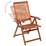 vidaXL Folding Garden Chairs 3 pcs Solid Acacia Wood | SKU: 310293 | Barcode: 8720286107812