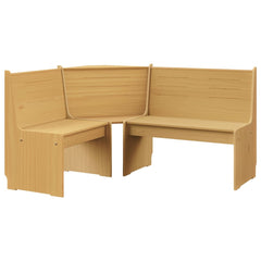 vidaXL Garden Corner Bench 151 cm Solid Pinewood Honey Brown | SKU: 327246 | Barcode: 8720286343036