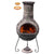 Gardeco Derwyn The Tree Mexican Chimenea In Charcoal Colour | SKU: C8D.61 | Barcode: 5031599048611