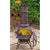 Gardeco Toledo Extra Large Cast Iron Chimenea In Bronze