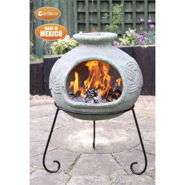 Gardeco Elfyn Mexican Chimenea In A Celtic Theme | SKU: ELFYN | Barcode: 5031599048673