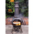 Gardeco Toledo Extra Large Cast Iron Chimenea In Bronze