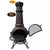 Gardeco Toledo Extra Large Cast Iron Chimenea In Bronze