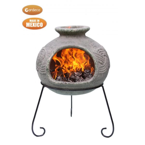 Gardeco Elfyn Mexican Chimenea In A Celtic Theme | SKU: ELFYN | Barcode: 5031599048673