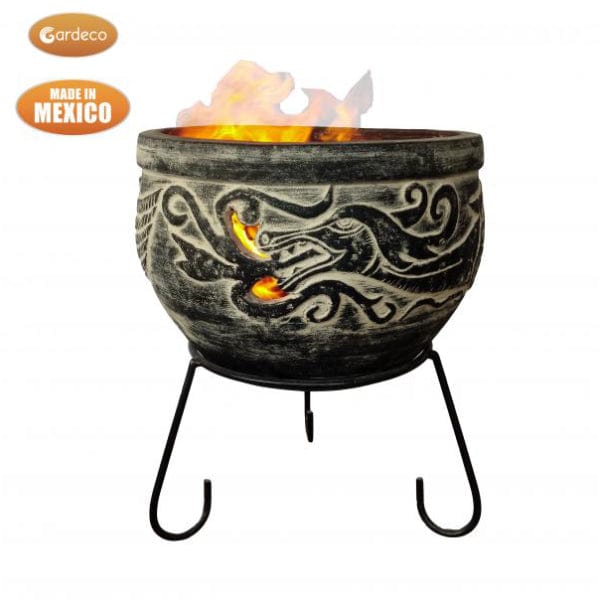 Gardeco Wynd The Dragon Celtic Firepit In Charcoal Grey | SKU: WYND.55 | Barcode: 5031599048574