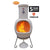 Gardeco Asteria Extra Large Chimalin AFC Chiminea In Natural Clay With Burning Fuel Inside | SKU: AFC-C51.00 | Barcode: 5031599044514