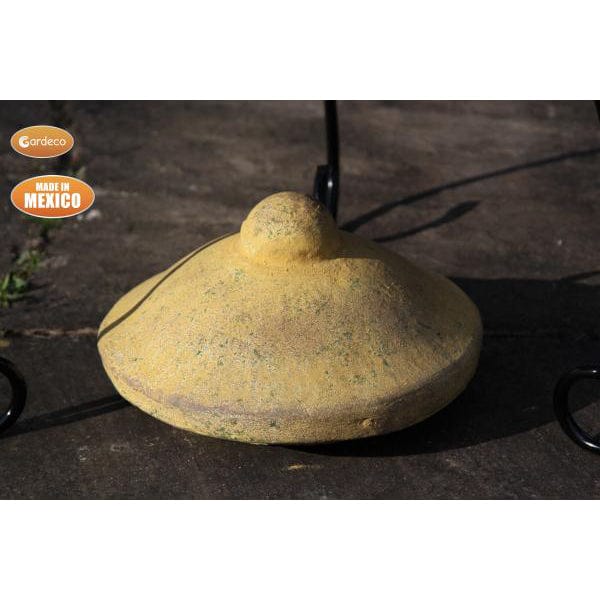 Lid Of Gardeco Derwyn The Tree Mexican Chimenea In Mustard Tone Media