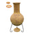 Back View Of Gardeco Derwyn The Tree Mexican Chimenea In Mustard Tone | SKU: C8D.57 | Barcode: 5031599048604