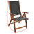 Chair Dimensions From Chair From VidaXL 7 Piece Solid Acacia Wood Outdoor Dining Set | SKU: 41748 | UPC: 8718475961918