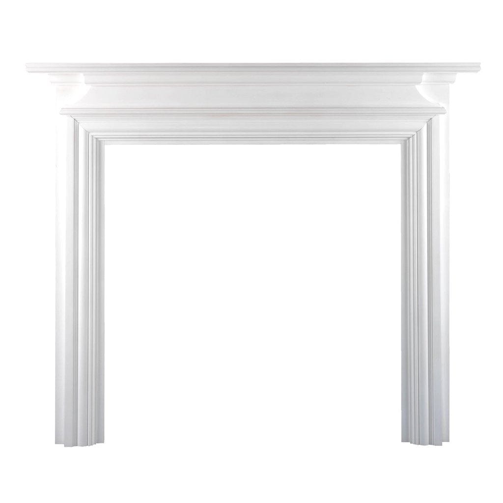 Ekofires 7020 White Painted Wooden Fireplace Surround