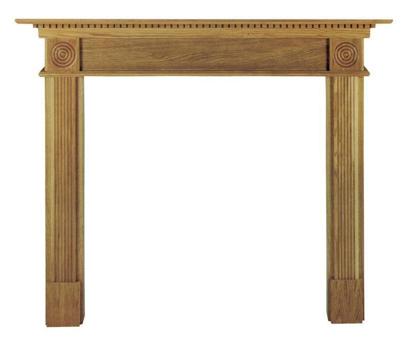 Ekofires 7060 Oak Wooden Fireplace Surround 54 Inch