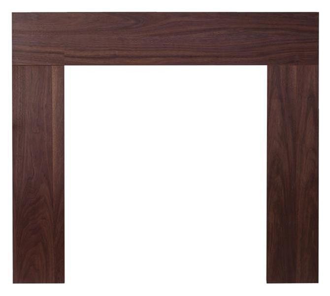 Ekofires 7080 Walnut Wooden Fireplace Surround 46 Inch