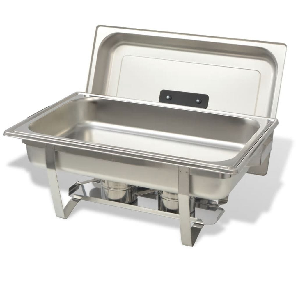 VidaXL Stainless Steel 4 Piece Chafing Dish Set | SKU: 50530 | UPC: 8718475508779 | Weight: 21.2kg