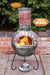 Gardeco Large Plumas Mexican Chiminea In Green | SKU: C21PL.03 | Barcode: 5031599030975