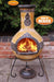 Gardeco Extra Large Azteca Mexican Chiminea In Yellow | SKU: C8AZ.01 | Barcode: 5031599030913