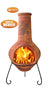 Tibor Jumbo Mexican Chiminea In Brown