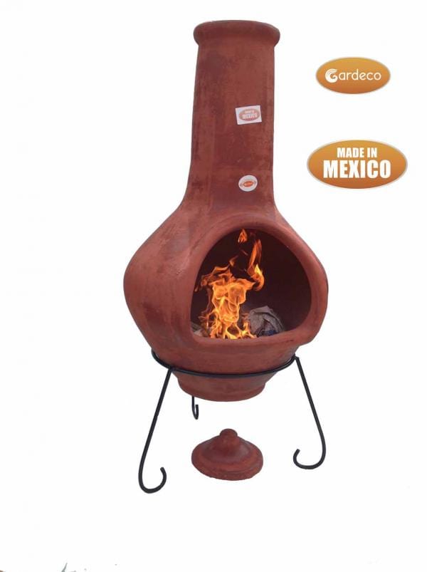 Jumbo Mexican Chimenea In Brown