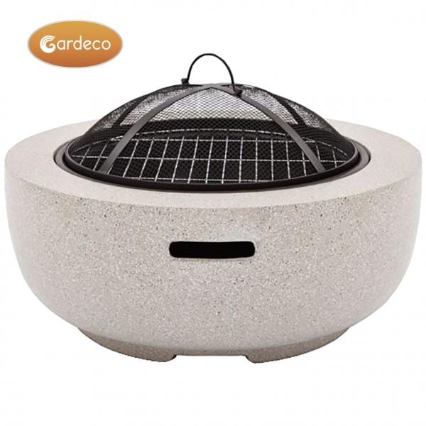 Gardeco Marbella MGO Round Garden Firepit | SKU: Marbella | Barcode: 5031599047386