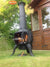 Gardeco Black Chimenea With BBQ Grill