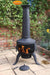 Gardeco Black Tia Chimenea With BBQ Grill