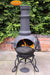 Gardeco Large Toledo Cast Iron Chimenea In Black