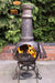 Gardeco Extra-Large Toledo Cast Iron Chiminea In Bronze Grapes