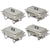 VidaXL Stainless Steel 4 Piece Chafing Dish Set | SKU: 50530 | UPC: 8718475508779 | Weight: 21.2kg